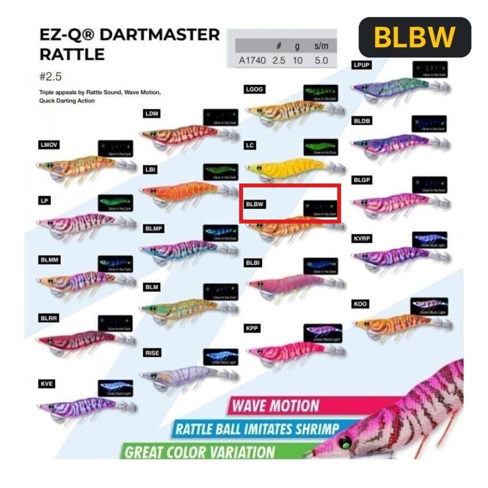 Duel A1747 Ez-Q Dartmaster Rattle 3.5 19 gr Kalamar Zokası BLBW