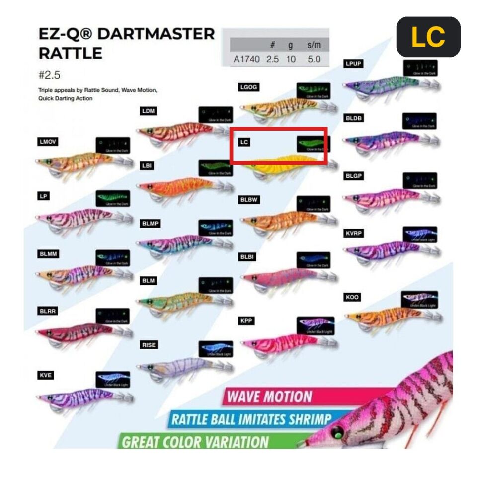 Duel A1747 Ez-Q Dartmaster Rattle 3.5 19 gr Kalamar Zokası LC