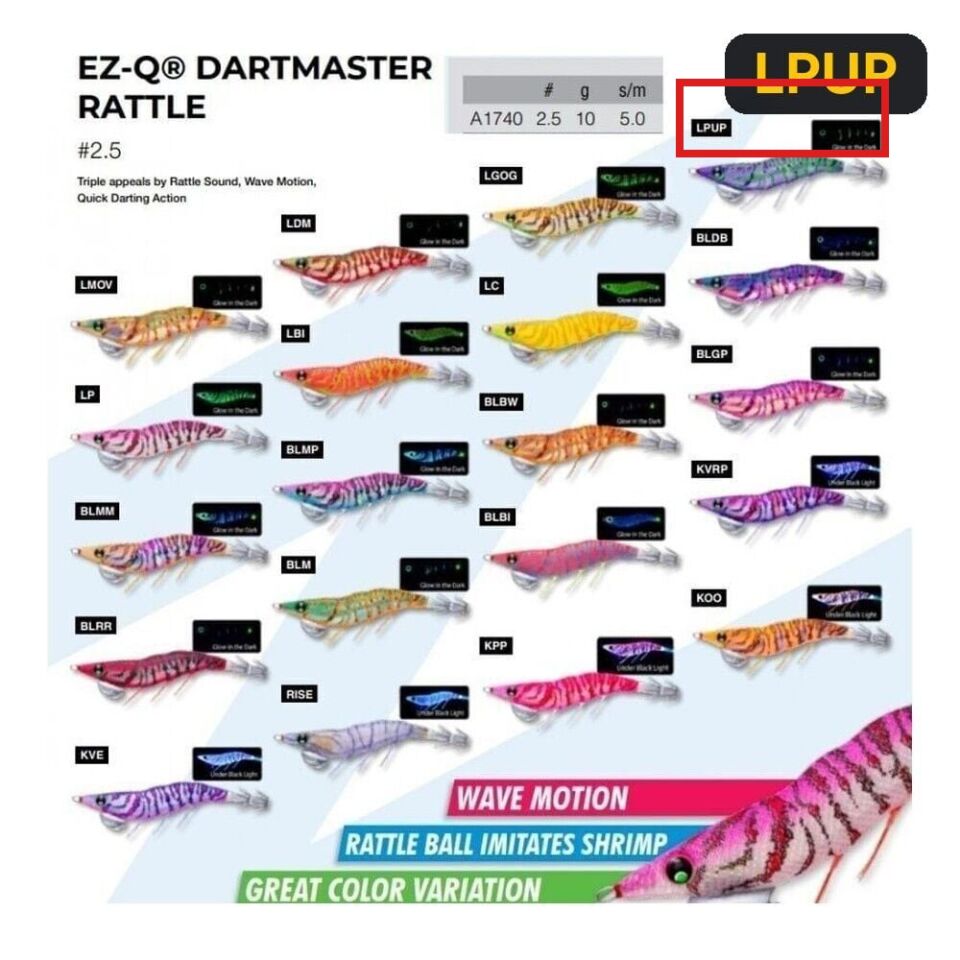 Duel A1747 Ez-Q Dartmaster Rattle 3.5 19 gr Kalamar Zokası LPUP