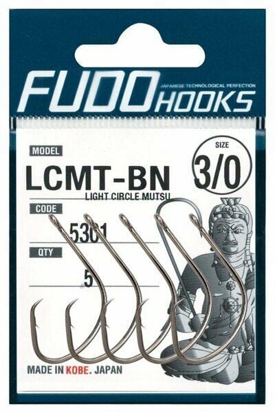 Fudo 5301 Light Circle Mutsu Black Nikel Tekli İğne