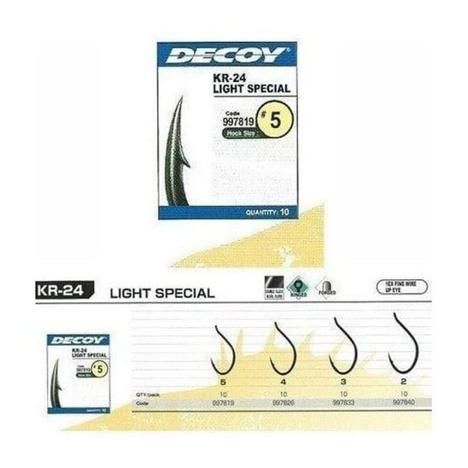 DECOY KR-24 Light Special Black Nickel Olta Kancası
