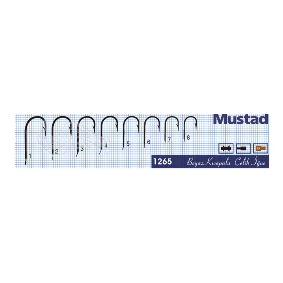 Mustad Olta İğnesi 1265 100lü 6