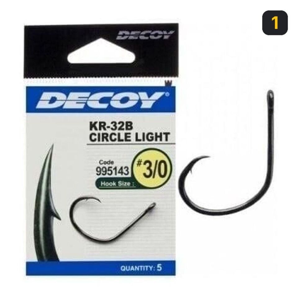 DECOY KR-32B Circle Light Black Nickel Olta İğnesi 1