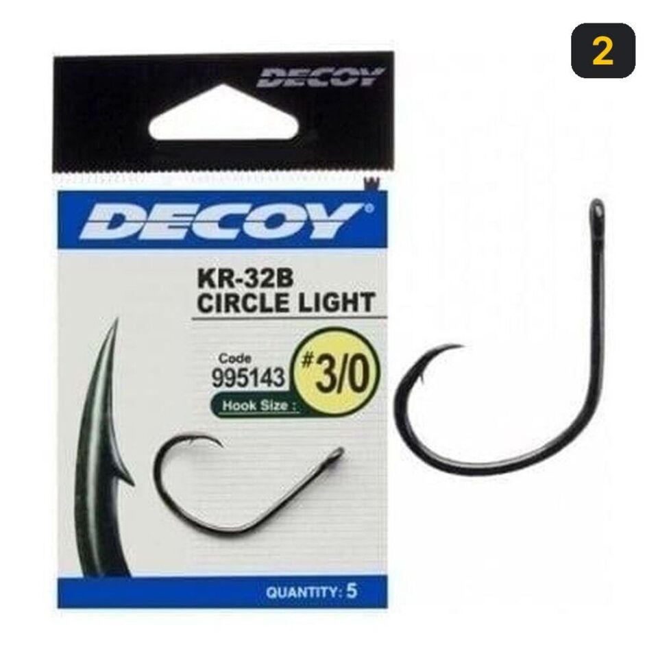 DECOY KR-32B Circle Light Black Nickel Olta İğnesi 2
