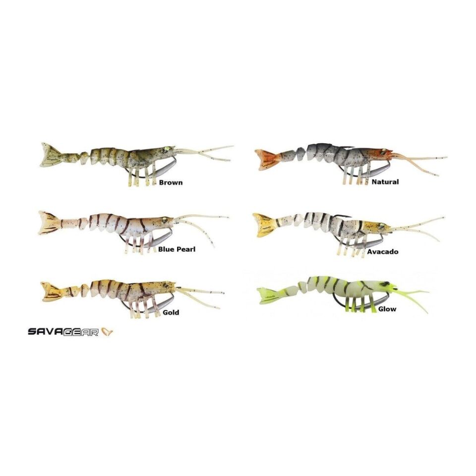 Savage gear TPE Manic Shrimp 10 cm 8 gr Sahte Balık 06-Glow