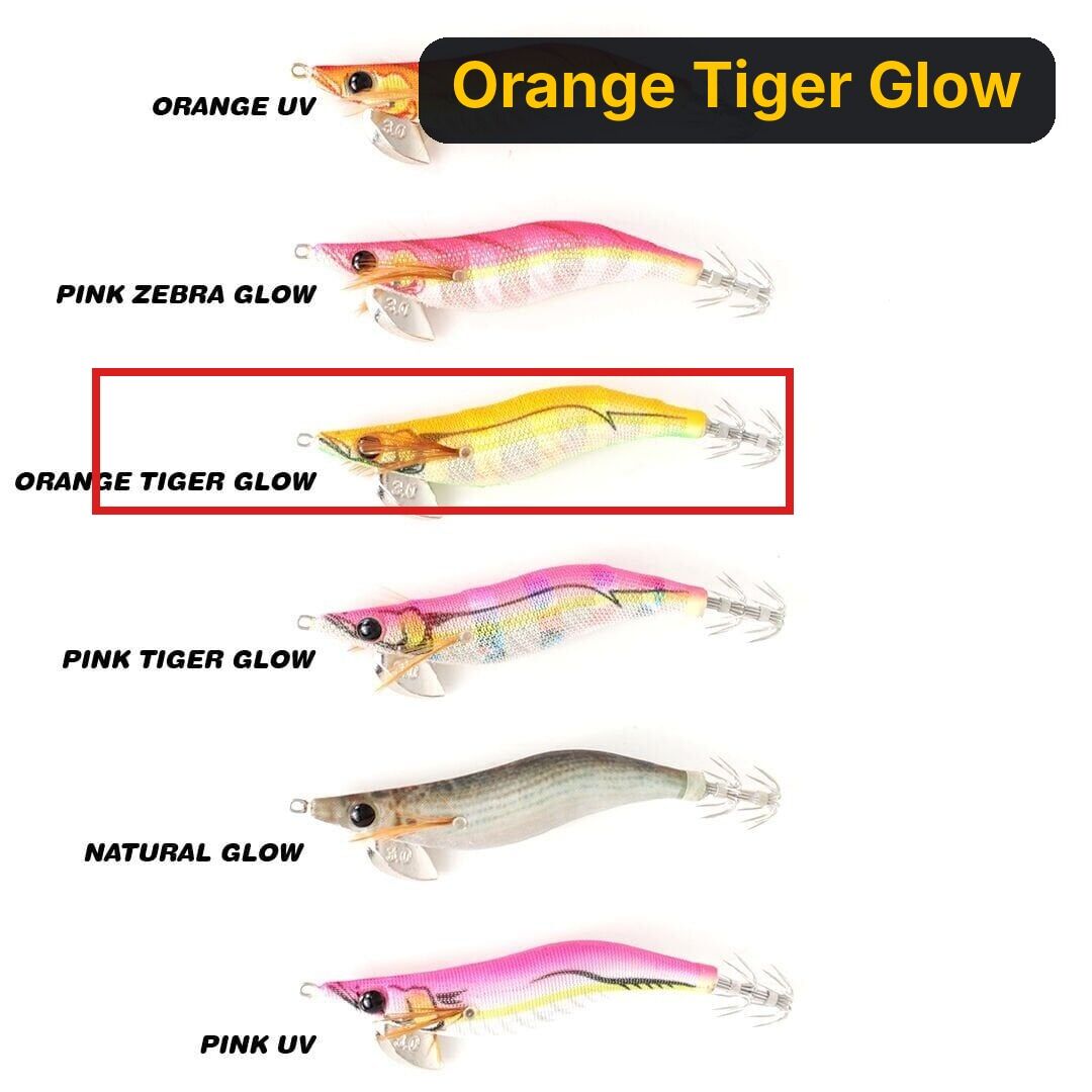 Ryuji Magic Squid 3.0# 10cm 15gr Kalamar Zokası Orange Tiger Glow