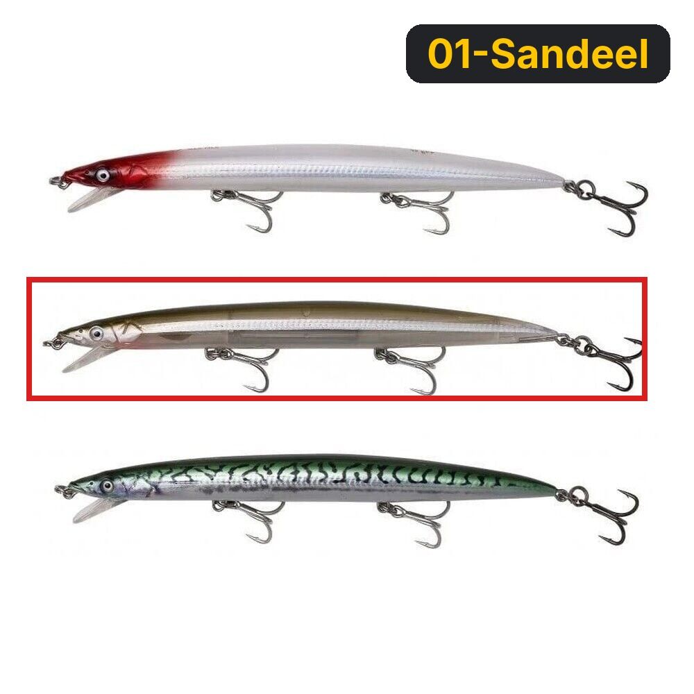 Savage gear MAG Sandeel Jerk minnow 210 44g SP Suni Yem 01-Sandeel