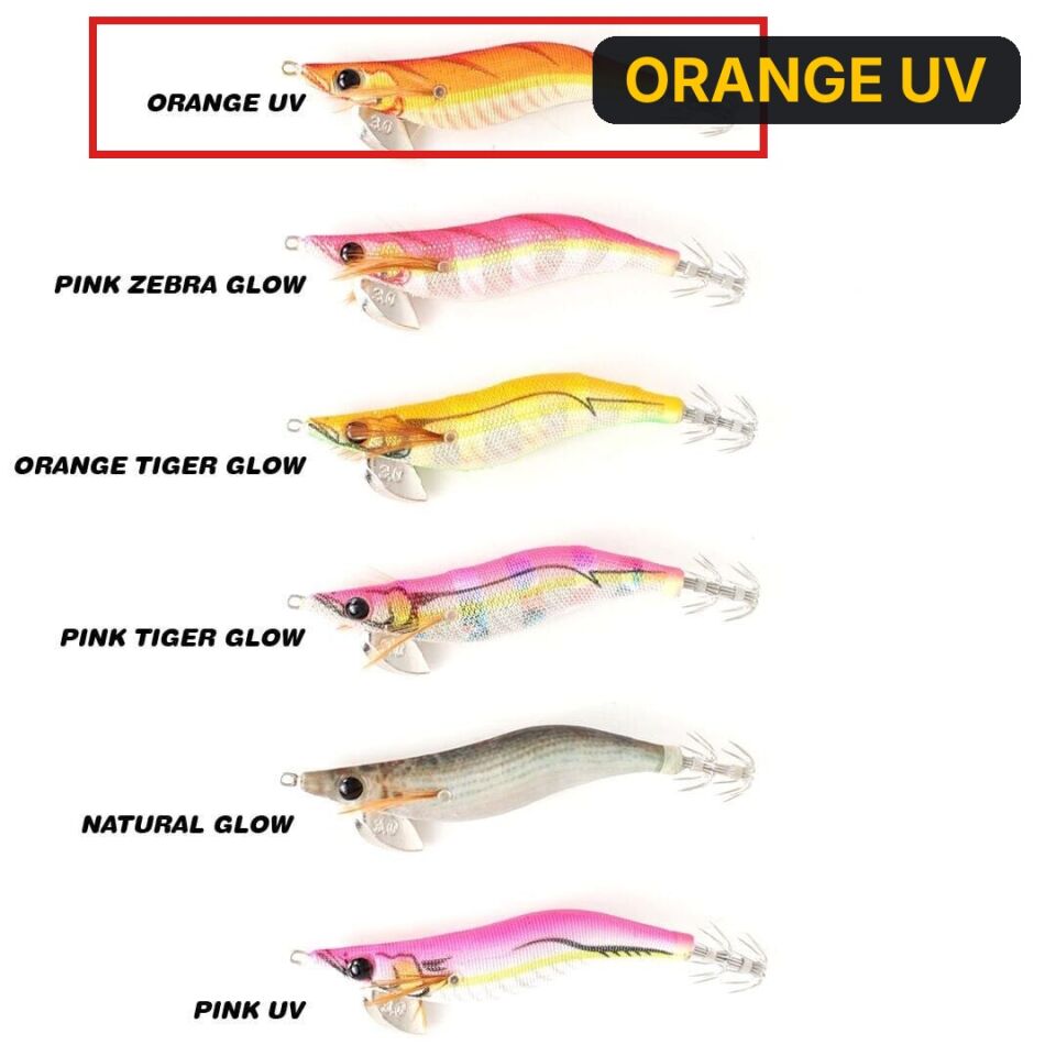 Ryuji Magic Squid 3.0# 10cm 15gr Kalamar Zokası ORANGE UV