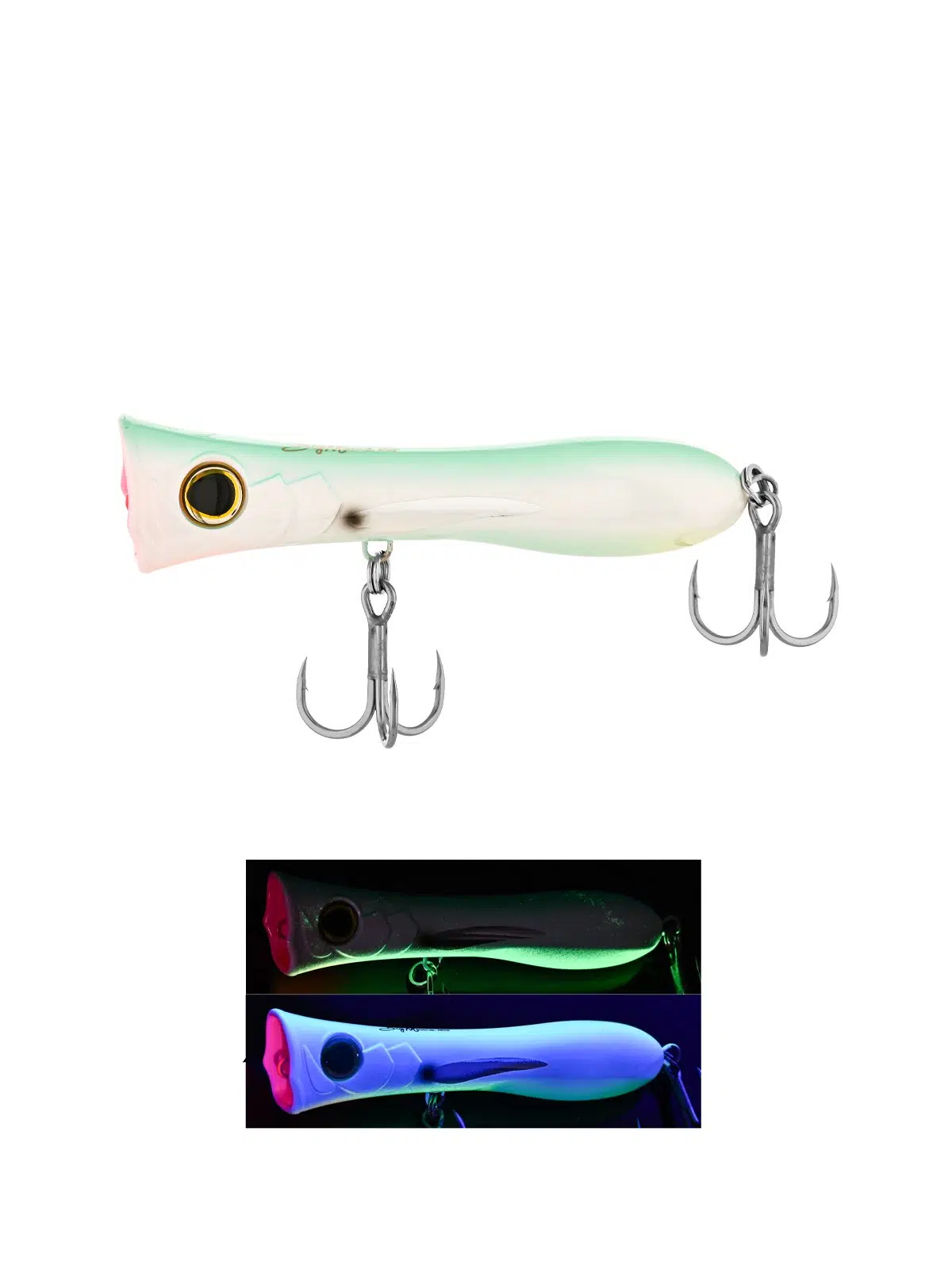 Fujin Big Mama 12cm 31gr Maket Balık - 271 White Lumo Glow