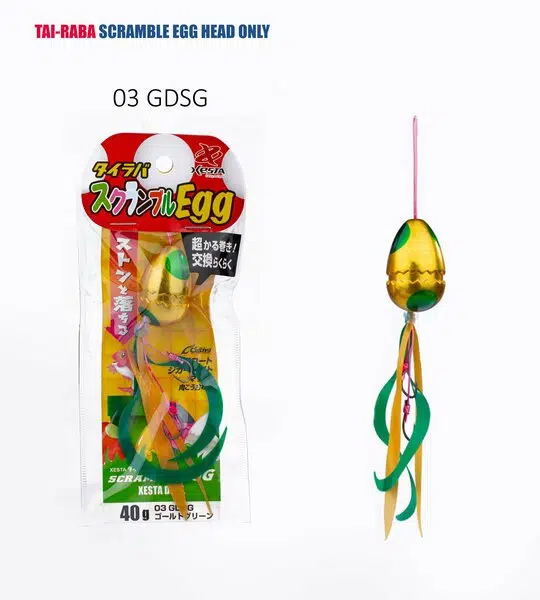 Xesta Tai-Raba Scramble Egg 60G Tai Rubber Yem - GDSG