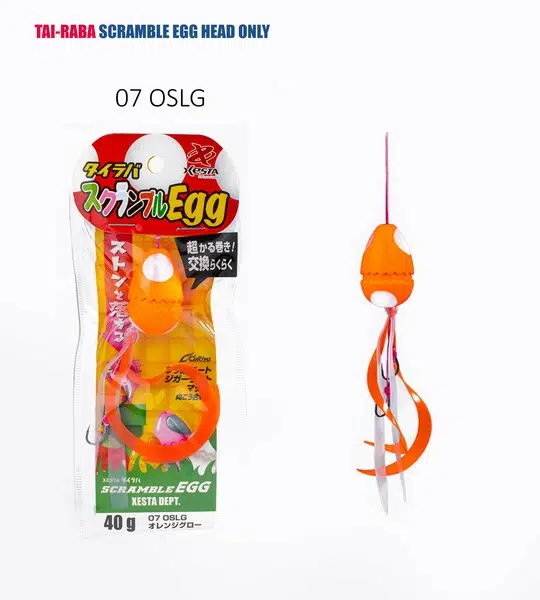 Xesta Tai-Raba Scramble Egg 80G Tai Rubber Yem - OSLG